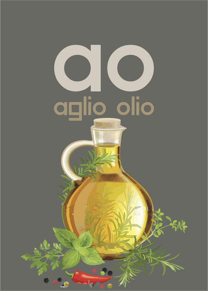 Aglio Olio, Herb & Garlic Olive Oil, 250g