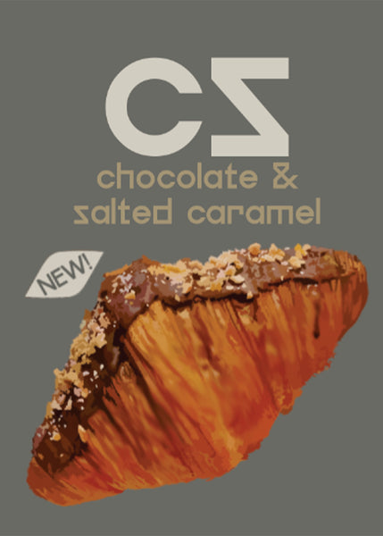 Chocolate & Salted Caramel Croissant