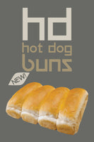 Hot Dog Buns, 4pcs