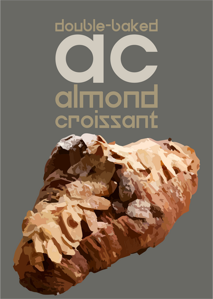 Roast Almond Croissant, 2pcs