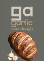 Roasted Garlic Sourdough