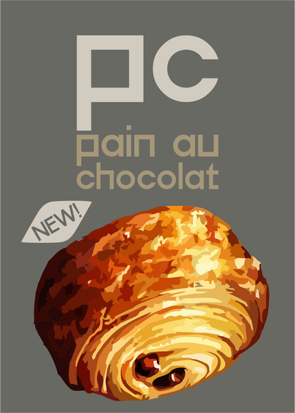 Pain Au Chocolate Croissant, 2pcs