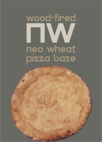 Whole Wheat Neapolitan Pizza Base, 100% Atta, 2pcs