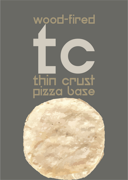 Thin Crust Pizza Base, 3pcs