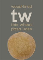 Whole Wheat Thin Pizza Base, 100% Atta, 3pcs